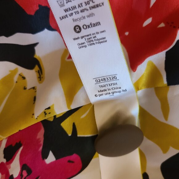 per una Ruffled Collar & Bell Sleeve Belted Coat - Picture 11 of 12